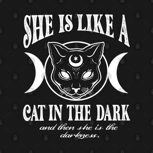 She is like a cat in the dark by Gothic Rose