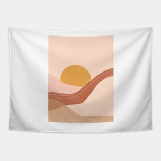 Abstract sunset painting 3.3 Tapestry