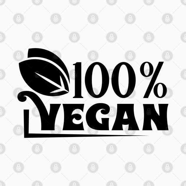 100% Vegan by MZeeDesigns