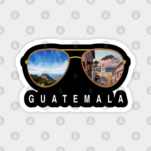 Guatemala Sunglasses Magnet by JayD World