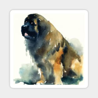 Leonberger Watercolor - Dog Lovers Magnet