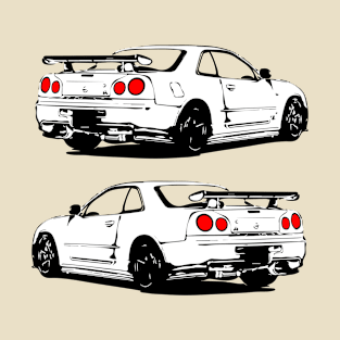 Skyline GTR (white) T-Shirt