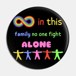 Autism awareness, autism fight, autism gift Pin