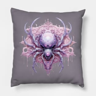 Pastel Goth Creepy Cute Spider Pillow