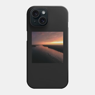 Stunning sunset over Sajno lake Phone Case