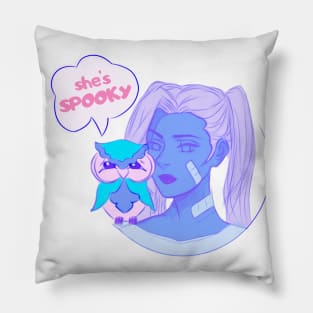 Spooky Halloween Design Pillow