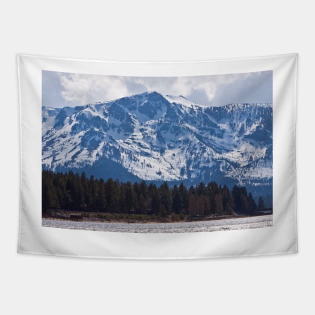 Lake Tahoe Peaks Tapestry by BraaiNinja