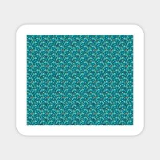 Cute Chameleon Pattern Magnet