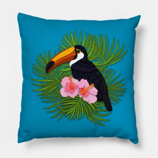 Toucan Summer Pillow