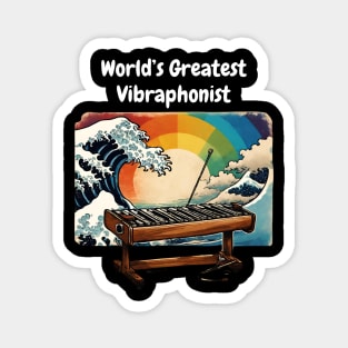 World's Greatest Vibraphone Player Vibraphonist in the Great Wave of 80s Magnet