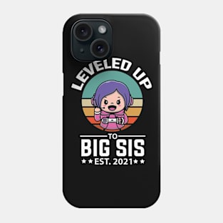 Leveled Up To Big Sister Est Pregnancy Announcement Phone Case