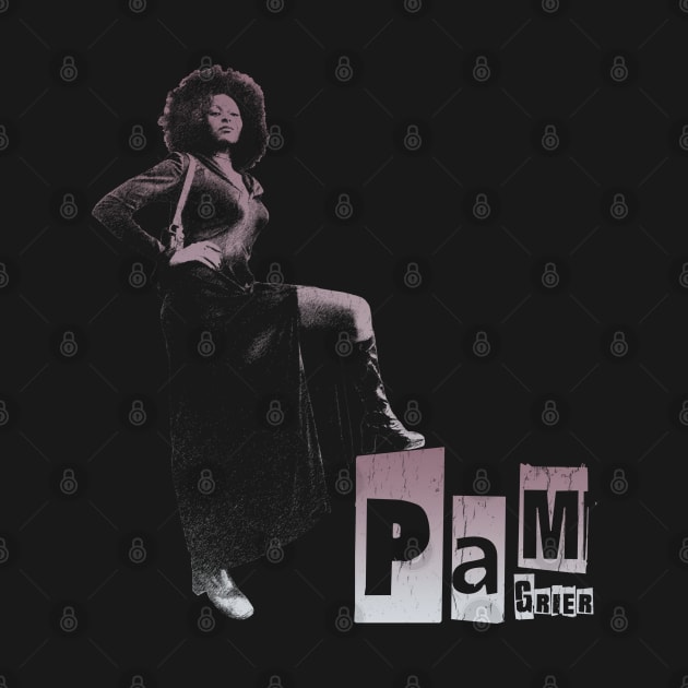 Retro PAM GRIER by DudiDama.co