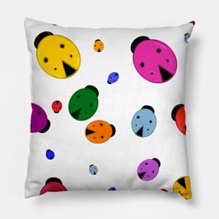 Fun bright ladybug pattern Pillow