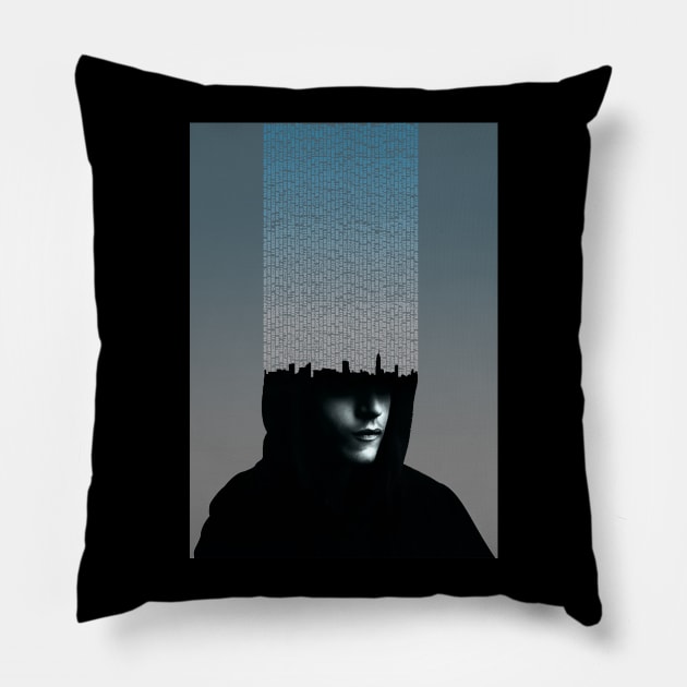 I'm Mr Robot Pillow by The Metafox Crew Shop