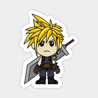 Chibi Cloud Strife Magnet