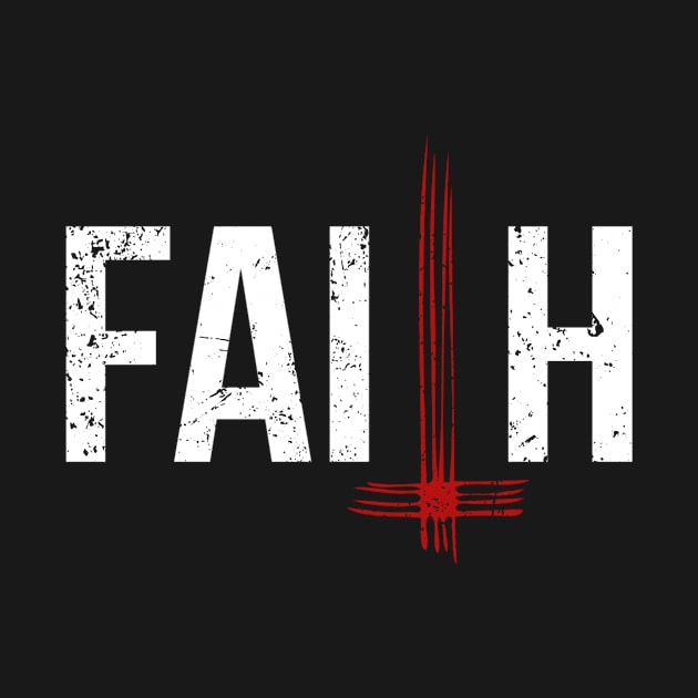 No Faith in Christ, All Faith in Antichrist Backwards Cross by PerttyShirty