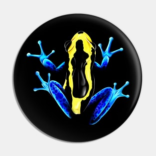 Dyeing poison dart frog Pin