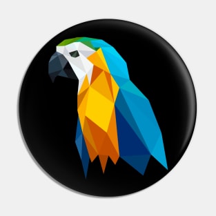 Parrot Polygon Deisgn Pin