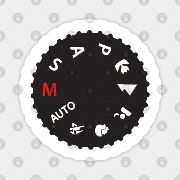 Mode Dial Magnet by Litehouse Tees