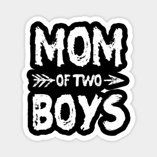 Mom of two boys Magnet