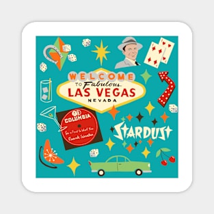 Vintage Las Vegas Magnet