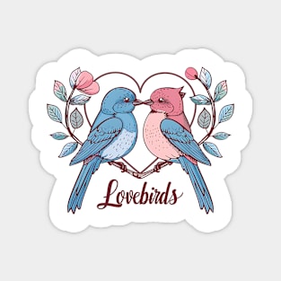 lovebirds lover Magnet