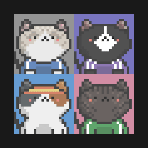 Pixel Cat Tile 011 by Infinite Mew Mew