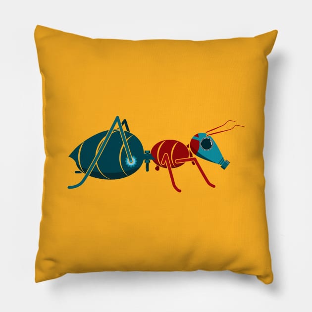 Mutant Ant Pillow by dkdesigns27