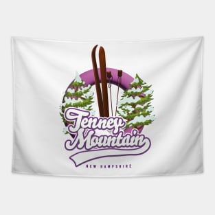 Tenney mountain new hampshire ski logo Tapestry