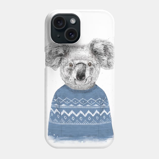 Winter koala Phone Case by soltib