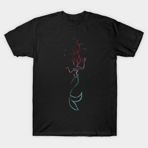 little mermaid shirts for adults