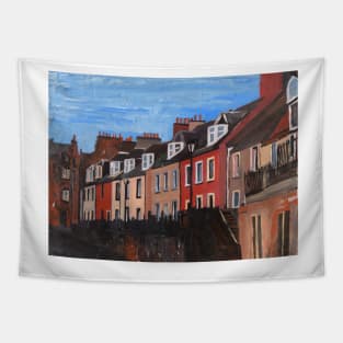 South Queensferry Row Of Houses , Scotland Tapestry