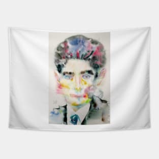 FRANZ KAFKA watercolor portrait .2 Tapestry