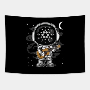 Astronaut Guitar Cardano ADA Coin To The Moon Crypto Token Cryptocurrency Blockchain Wallet Birthday Gift For Men Women Kids Tapestry