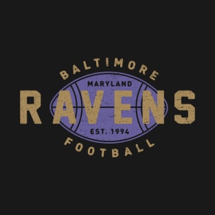 Vintage Baltimore Ravens 2 by Buck Tee T-Shirt