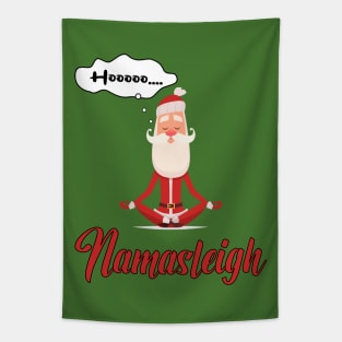Hoooo...Namasleigh - Yoga Santa Tapestry