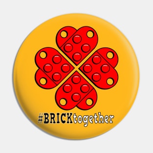 Brick Together Flower Power - Red Pin