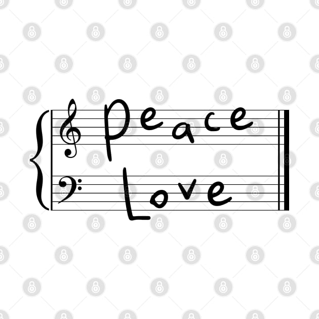 Music, Peace and Love by DeliriousSteve