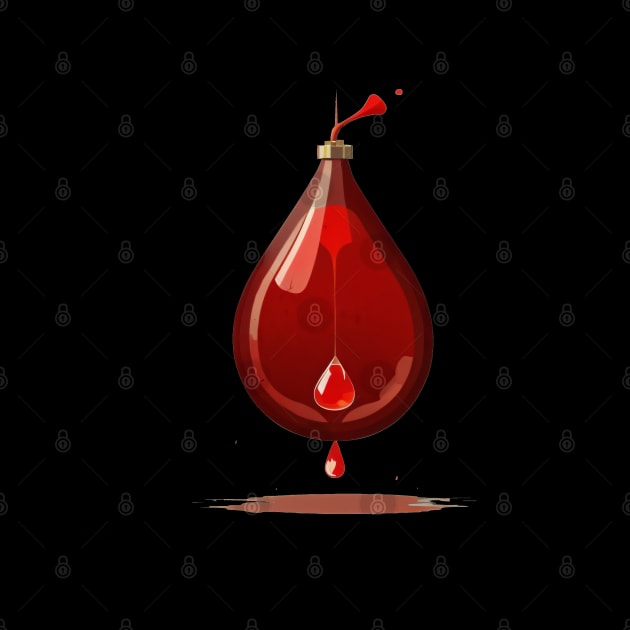 Huge blood drop by Virshan