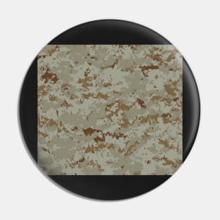 Desert Digital Uniform Pattern Pin