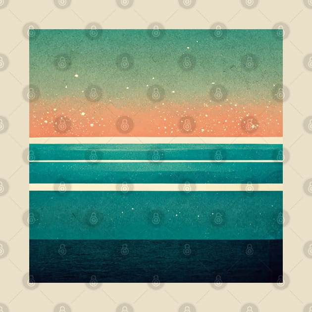 Ocean Abstract by Retro Travel Design