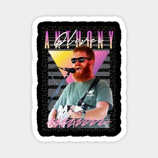 Oliver Anthony Retro Aesthetic Fan Art Magnet