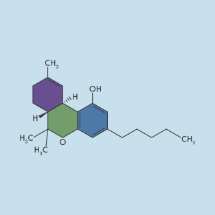 Tetrahydrocannabinol Compound T-Shirt