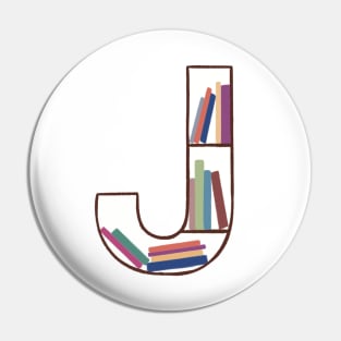 J Bookcase Pin