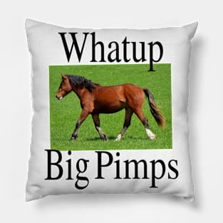 Whatup Big Pimps Pillow