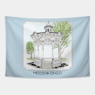 Medina, Ohio Gazebo Tapestry