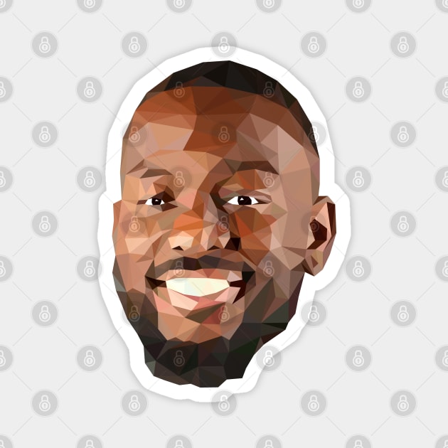 Kemba Walker Low Poly Magnet by rattraptees