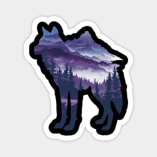 Wolf Urban Encounters Magnet