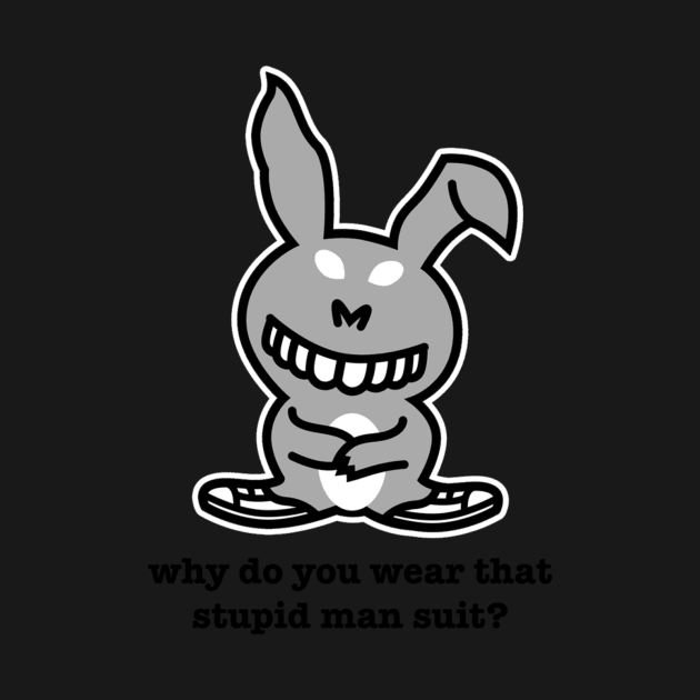 Frank the Happy Bunny by famousafterdeath
