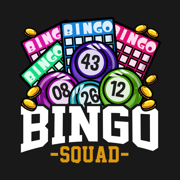 Bingo Squad - Funny Ball Lottery Gift by biNutz